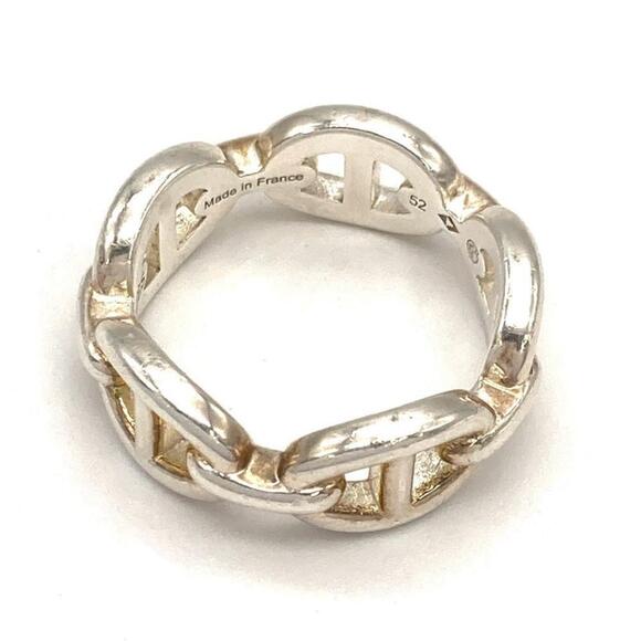 HERMES Silver Ring #52 - Picture 3 of 8